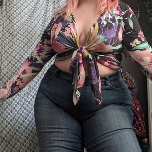 Floral cardigan